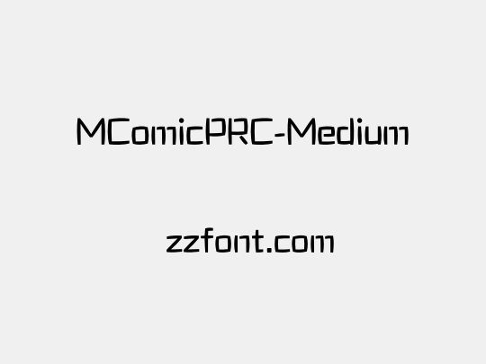 MComicPRC-Medium