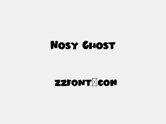 Nosy Ghost