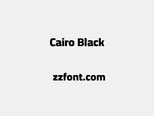 Cairo Black