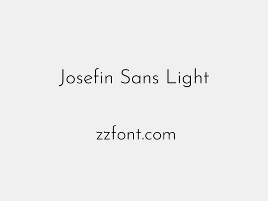 Josefin Sans Light