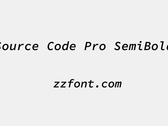 Source Code Pro SemiBold