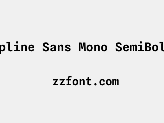 Spline Sans Mono SemiBold