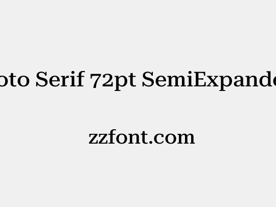 Roboto Serif 72pt SemiExpanded Medium