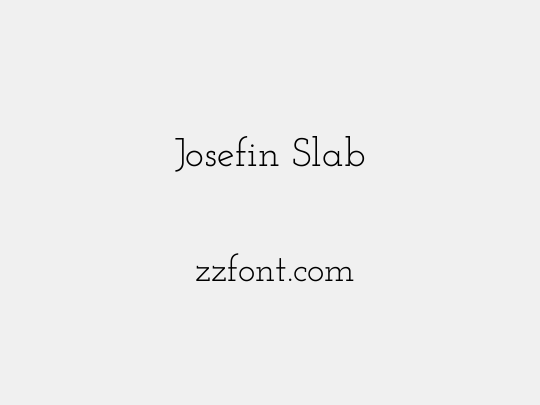 Josefin Slab