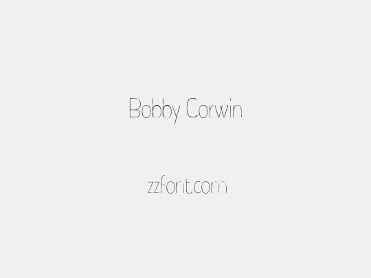 Bobby Corwin