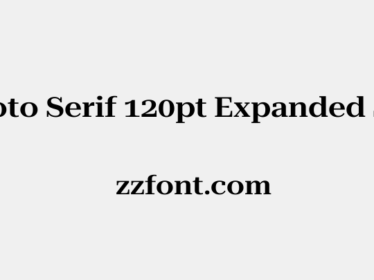 Roboto Serif 120pt Expanded SemiBold