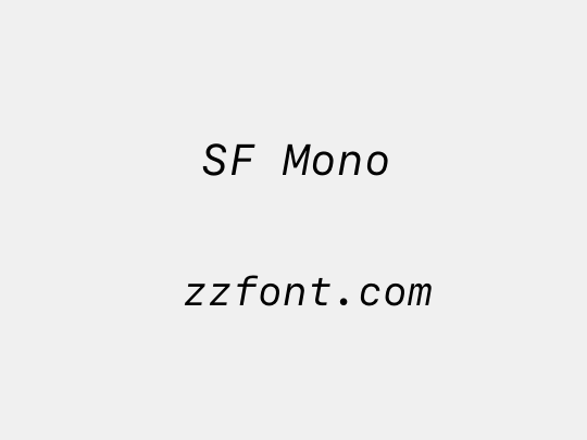 SF Mono