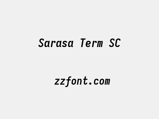 Sarasa Term SC