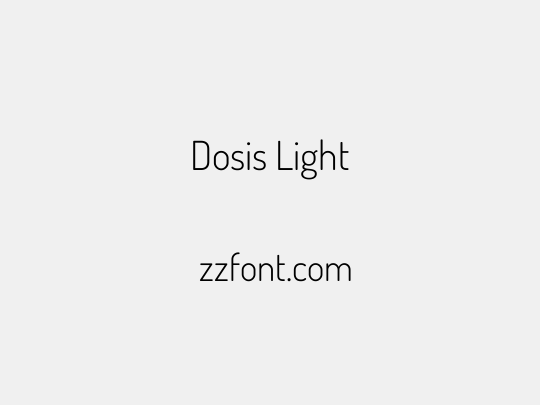 Dosis Light