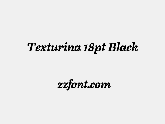 Texturina 18pt Black