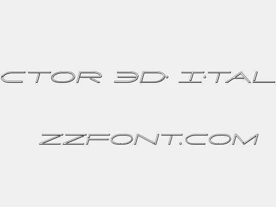 Factor 3D Italic