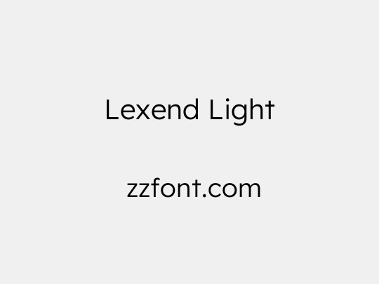 Lexend Light