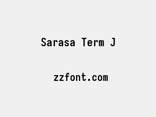 Sarasa Term J