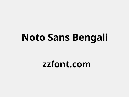 Noto Sans Bengali