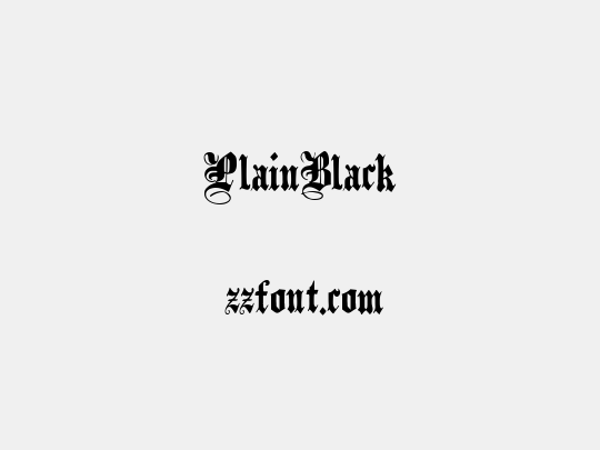 PlainBlack