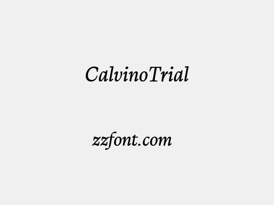 CalvinoTrial