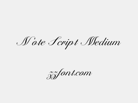 Note Script Medium