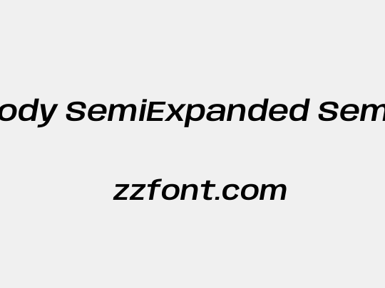 Anybody SemiExpanded SemiBold