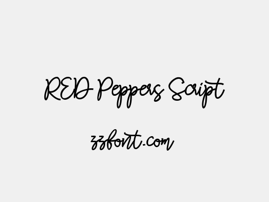 RED Peppers Script