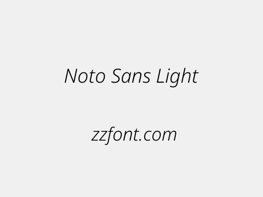 Noto Sans Light