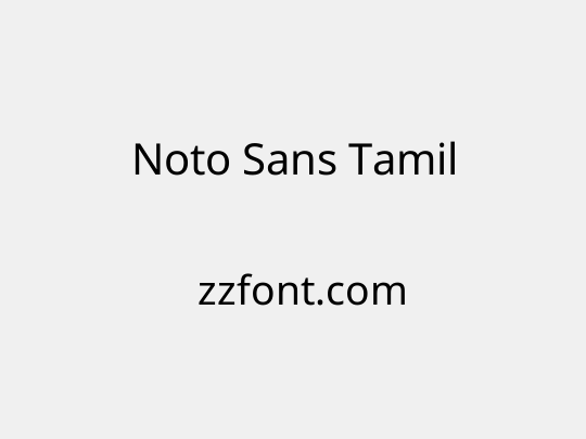 Noto Sans Tamil