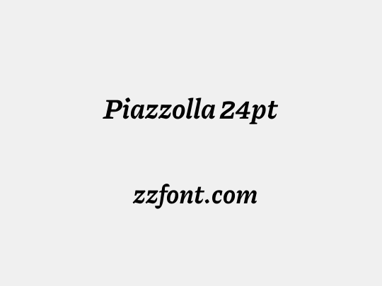 Piazzolla 24pt