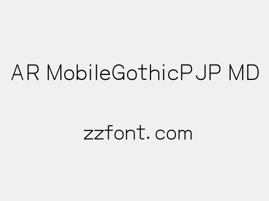 AR MobileGothicPJP MD