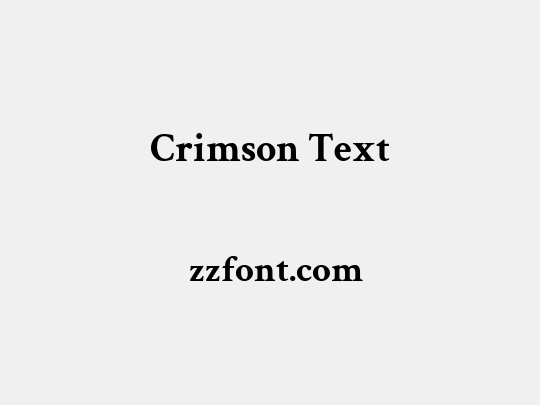 Crimson Text