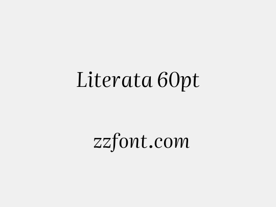 Literata 60pt