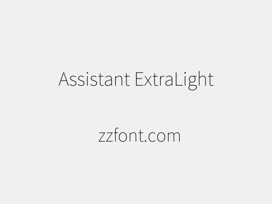 Assistant ExtraLight