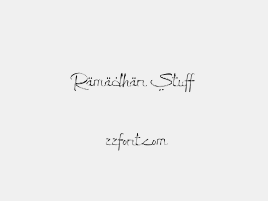 Ramadhan Stuff