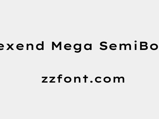 Lexend Mega SemiBold