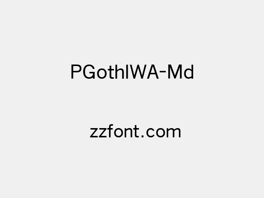 PGothIWA-Md