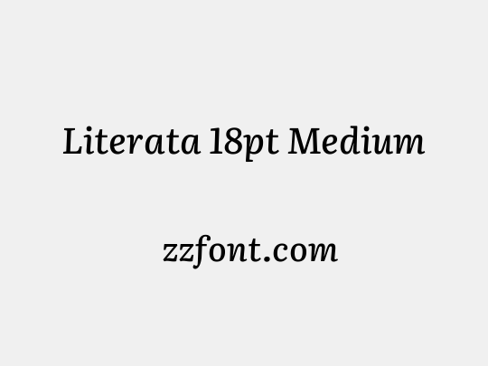 Literata 18pt Medium