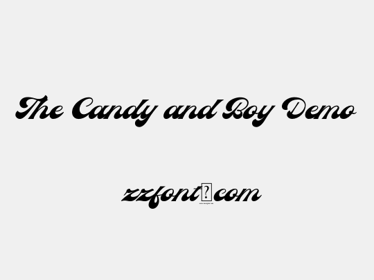 The Candy and Boy Demo