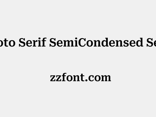 Roboto Serif SemiCondensed SemiBold