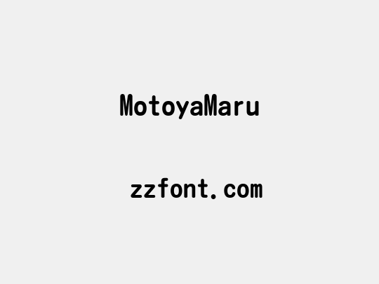 MotoyaMaru