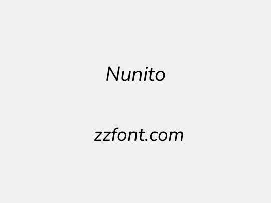 Nunito