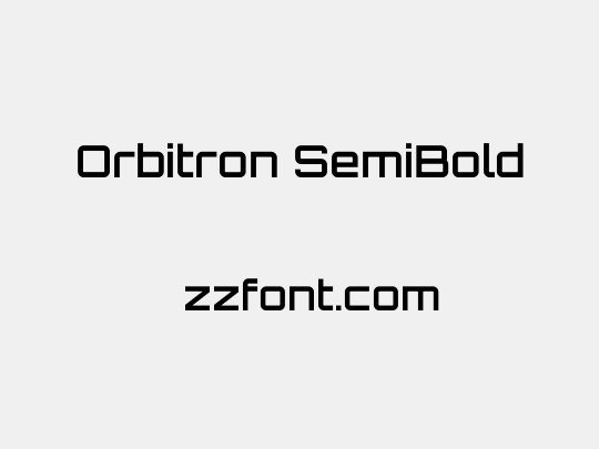 Orbitron SemiBold