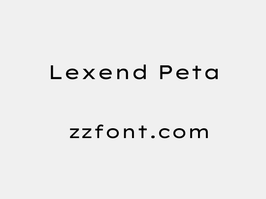 Lexend Peta