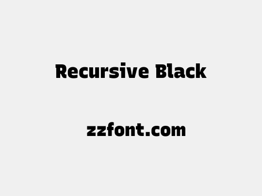 Recursive Black