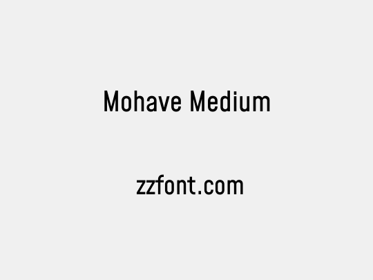 Mohave Medium