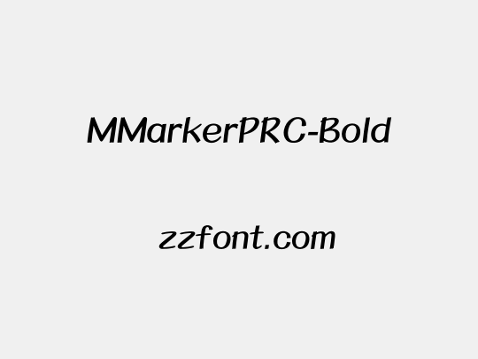 MMarkerPRC-Bold