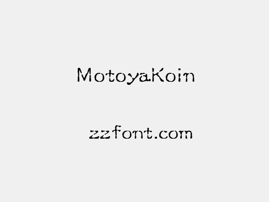 MotoyaKoin