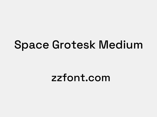 Space Grotesk Medium