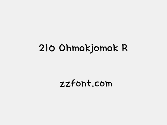 210 Ohmokjomok R