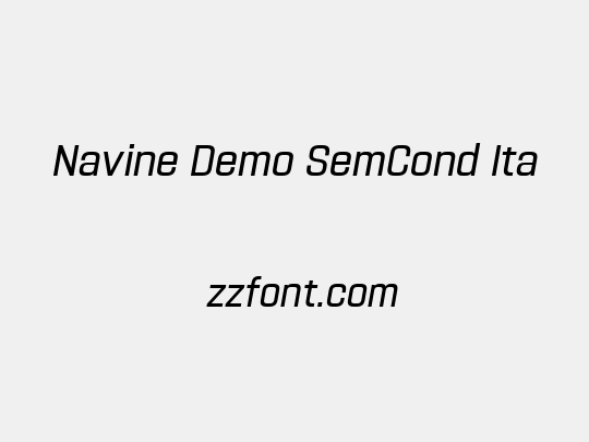 Navine Demo SemCond Ita