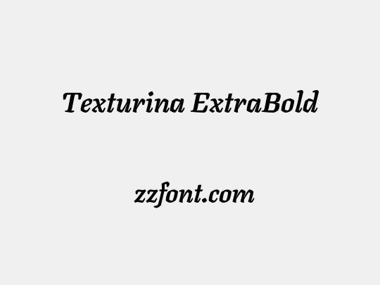 Texturina ExtraBold