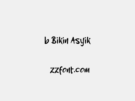 b Bikin Asyik