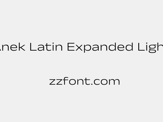 Anek Latin Expanded Light